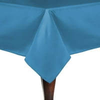 Ultimate tekstilni saten pravokutni stolnjak tirkizno plava