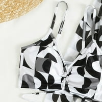 Kupaći kostimi za žene Loat Fit kupaći kostimi s dugim rukavima za plažu za plažu Bikini High Struk odjeće za plažu odjeća Modni uskrsni pokloni za sve dobivaju žensko ljeto bijelo XL