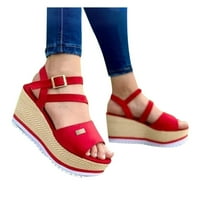 Giligiliso sandale Žene nove posude za klin debele jedine platforme kaiš kaiševe ženske cipele