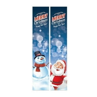 Božićna dekoracija promocija čišćenja Sretan Božić Santa banner zastava Winking Viseći Xmas Party ukras