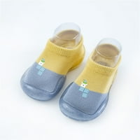 Leey-World Toddler cipele dječake Djevojke životinjske crtane čarape cipele Toddler Toplice čarape za sprat Ne klizne pripreme cipele za bebe, plavo
