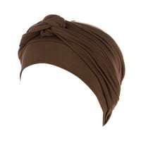 Hemoronska kapa za glavu kašike za šešir Etnička boemska prethodno vezana pletena plet na kosu za navlake za kosu Turban Headwear Travel Pribor