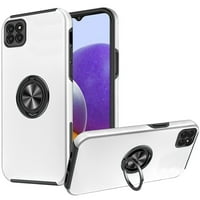 Za Apple iPhone Pro ma matični metalni metalni nevidljivi držač prstenasti držač za postavljanje magnetskog auto-nosača, XPM telefon [srebrna]