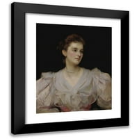 James Jebusa Shannon Black Modern Framed Museum Art Print pod nazivom - Portret dame