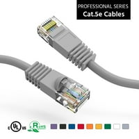1,5ft CAT5E UTP Ethernet mrežni kabel 1. stopa Gigabit LAN mrežni kabel RJ brzi patch kabel, siva