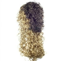 Morris kostimi LW139GBL Curly Fall Light Gold Plavuša Wig kostim
