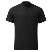 HHEI_K polo majice za muškarce Dizajnerski proljetni ljetni muški povremeni pamučni posteljina pune boje dugih rukava majica sa dugim rukavima majice sa otvorenim postoljem