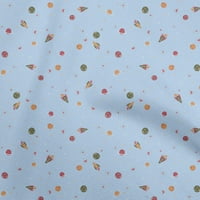 Onuone baršunaste sivkasto plave tkanine Dječje svemirske tkanine za šivanje tiskane plafne tkanine pored dvorišta