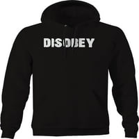 Vintage DiSobey fleece dukserica za muškarce 2xl crna