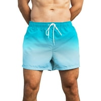 CLLIOS muški kratke hlače, muške ljetne prevelike tanke gradijentne hlače na plaži, ležerne sa pet bodova Sportske hlače