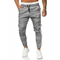Muške hlače duge casual sportske pantalone s tamnim fit-om trčanje joggers znoj pant