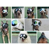 Sunčane naočale za pse za pse srednjeg pasmina, UV zaštita za srednje pse, štene za sunčane naočale s podesivim kaiševima za planinarenje