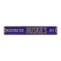 Ljubičasta Washington Huskyes 6 36 College Ave Street znak