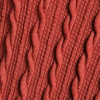 Zunfeo džemper za žene - Crew Crt Klintni vrhovi dugih rukava od pulover Slim Fit Plus size mekani ležerni džemper vrhovi kafe xxxxxl