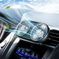 Novo inovativni automobilski unutarnji automobilski proizvodi sa USB ventilatori za dvostruke glave crne boje