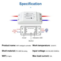 Linyer WiFi Smart Wireless Breaker aplikacija DIY programibilni tajmer prekidač za prekidač elektroničkih na ventilatoru