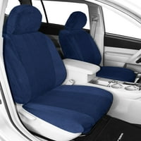 Calrend prednje kante O.E. Prekrivači velur sjedala za - Volkswagen Golf Sportwagen - VW165-04RS Blue Monarch umetak sa klasičnim oblogom