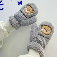 Aerdream Ridding Rukavice Par hladno otporni viseći uže Popularni crtani zečji dekor djevojke Termalne rukavice
