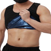 Muška sauna odijelo za muškarce vruće zbojene odijelo sauna košulja znojenja za tijelo vježbanje treninga s kratkim rukavima