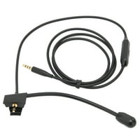 OsconPeak kabelski nosač mikrofona za smanjenje buke Mikrofon Audio kabel sa kontrolom zvuka za QC QC II slušalice za igre, mikrofon audio kabel za mikrofon za