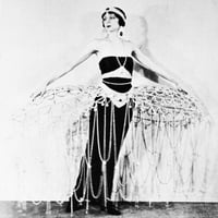 ERT_: Kostim, 1922. N'Cage 'kostim dizajniran od ERT_ za muzički revue' Greenwich seoski follies, '1922. Poster Print by