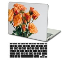 Kaishek Hard Shell Case kompatibilan MacBook Pro 15 + crni poklopac tastature Model A1707 & A Cvijet 1407