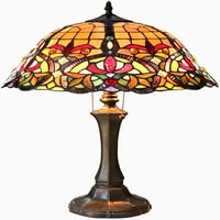 Roba Tiffany-Style Svjetlo Viktorijanska stolna svjetiljka 18 Shade