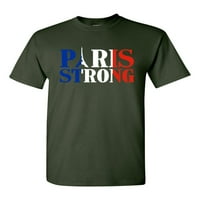 Pariz Snažna podrška za Pariz Svjetska mir Francuska zastava DT Odrasla majica Tee
