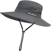 Zukuco ženski vanjski UV zaštitni šeširi za zaštitu od sunca mreža široko-obrub na plaži za ribolov na plaži sa rupom za konju