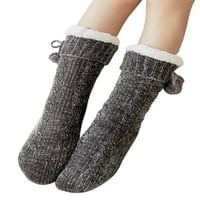 Jedno otvaranje ženskih juniorskih čarapa, kontrastne boje pletene čarape srednje cijevi
