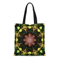 Platno torba Sažetak prirodni oblici Mandala Life Colors Modern Age Duhovna torba za višekratnu upotrebu Trgovine
