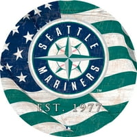 Sijetl Mariners 12 Sign ekipe Color Flag