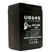 - Kompatibilna hingri-lite baterija - Zamjena UB univerzalna zapečaćena olovna kiselina - uključuje f do f terminalne adaptere