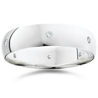 Platinum podudaranje 5 8ct Diamond Wedding Sjet prstena