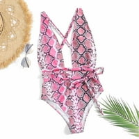Ženski bikini set uronge Criss Cross unatrag prednjim kostim s poklopcem up plaže suknje Tummy Controls