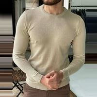Muns pulover džemperi obrezirani pulover džemperi za muškarce obrezane prevelikih khaki xl