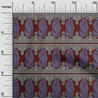 Onuone organski pamučni poplin Twill tkanina paunska blok Ispis tkanina sa dvorištem širom