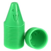 Uxcell Agility Cones Sports Conus marker za obuku sa rupama, zelenim paketom