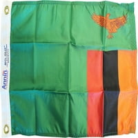 Zambija - 12 X18 najlonjska zastava