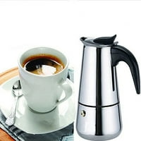 Yosoo Stovetop Espresso Maker Italian Moka Pot kafe - Najbolji polirani permator od nehrđajućeg čelika sa trajnim filtrom