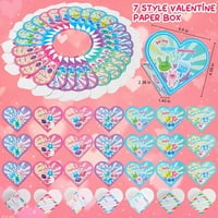 Dan zaljubljenika Mochi Squishy igračke sa srčanim kutijama Valentines Day Pokloni za djecu Squaxies za djecu Dječja mjenjačna igra Nagrade Valentines Party Favoris