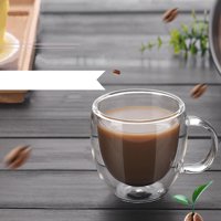 PersonalHomed dvostruko zidno staklene šalice kafe izolirana kafe staklo čiste espresso čaše stakla cappuccino čaj latte pića naočale