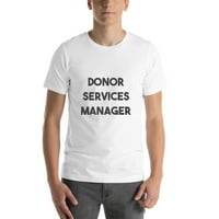 Nedefinirani pokloni Donatorske usluge Upravitelj Bold majica s kratkim rukavom pamučna majica