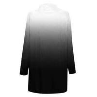 Tagold Fall odjeća za žene zimski kardigan kaputi, ženska duga rukava modna casual print Cardigan top bluza