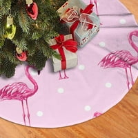 36 ukras za božićne suknje ružičastog flamingo ljeta Xmas stablo tepih za turističke festivalske stranke