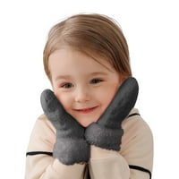 Slatke crtane rukavice zimske djece topli rukavice pune prste rastezljive pletene skijaške rukavice