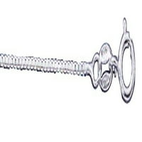 Sterling Silver 16 Bo lančani križ zaviri privjesak ogrlica
