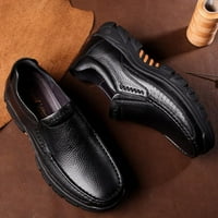 Muške poslovne kožne cipele muške meke kožne kože povremene muške cipele za muškarce prozračne s jedne cipele