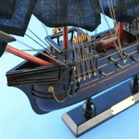 Ručno izrađeni liveni gvožđe - drvena brašna brada kraljica Anne's Revenge Model Pirate Brod 15