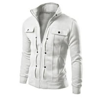 Guvpev muns Slim dizajniran jakna za kaput rever - bijela xxxl